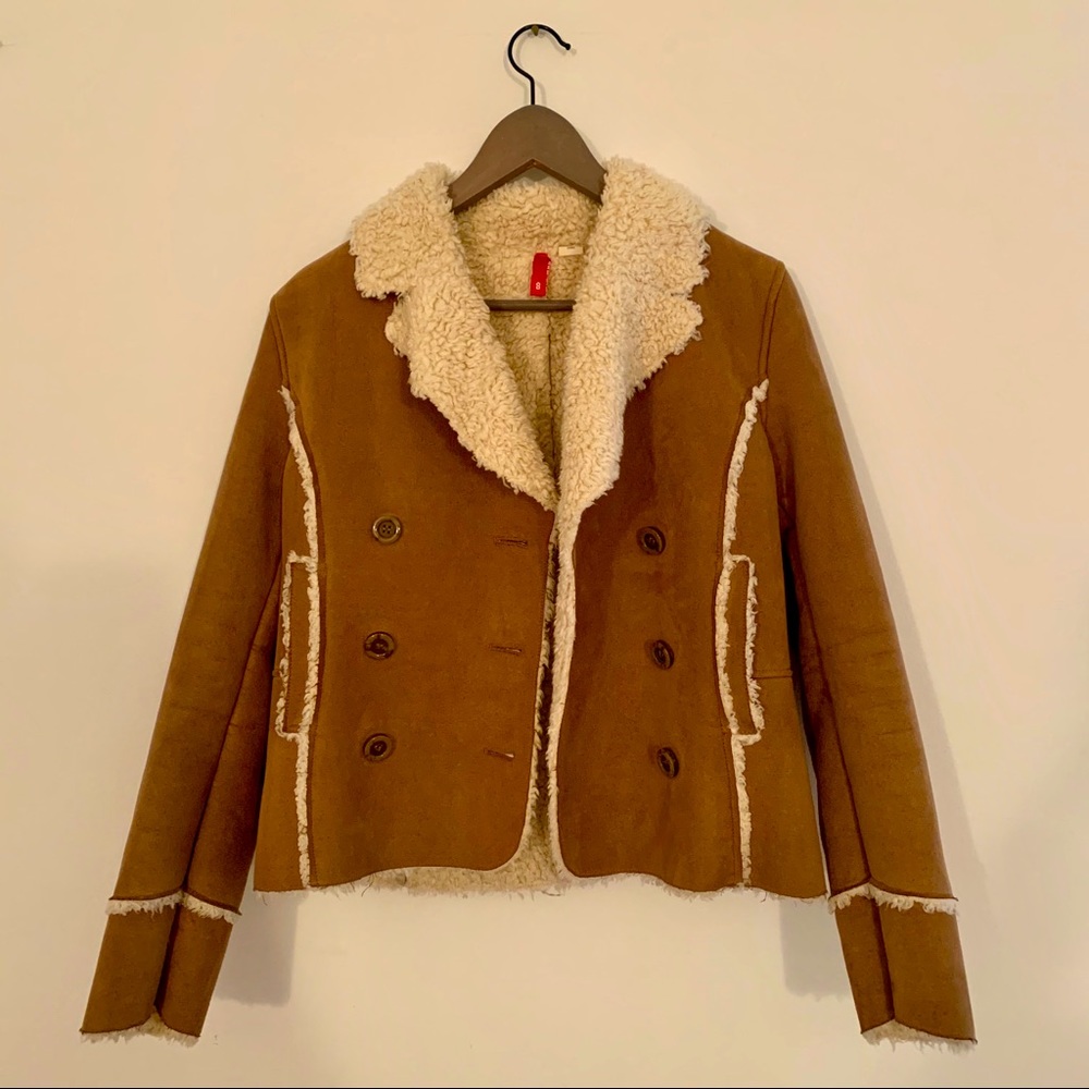 H&M Cozy Biker Jacket (Size 8)